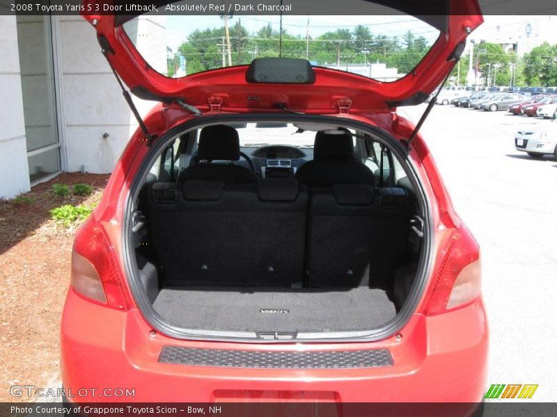 Absolutely Red / Dark Charcoal 2008 Toyota Yaris S 3 Door Liftback