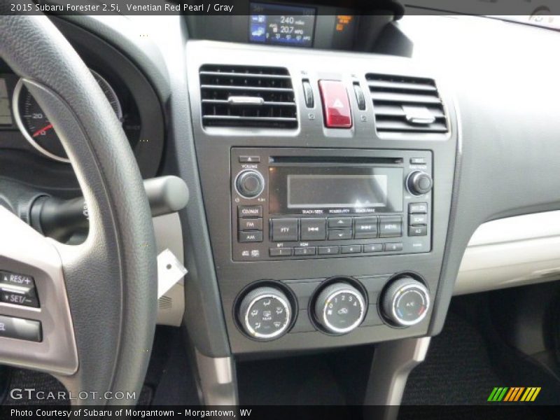 Venetian Red Pearl / Gray 2015 Subaru Forester 2.5i