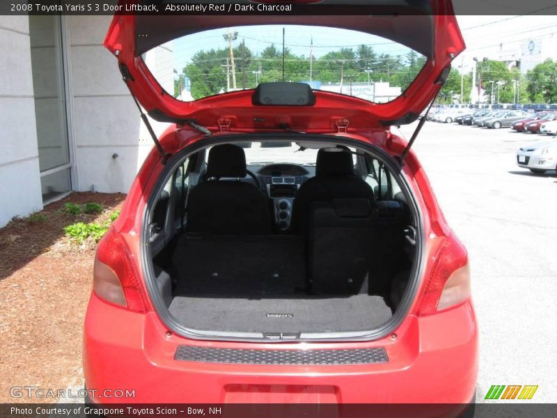 Absolutely Red / Dark Charcoal 2008 Toyota Yaris S 3 Door Liftback
