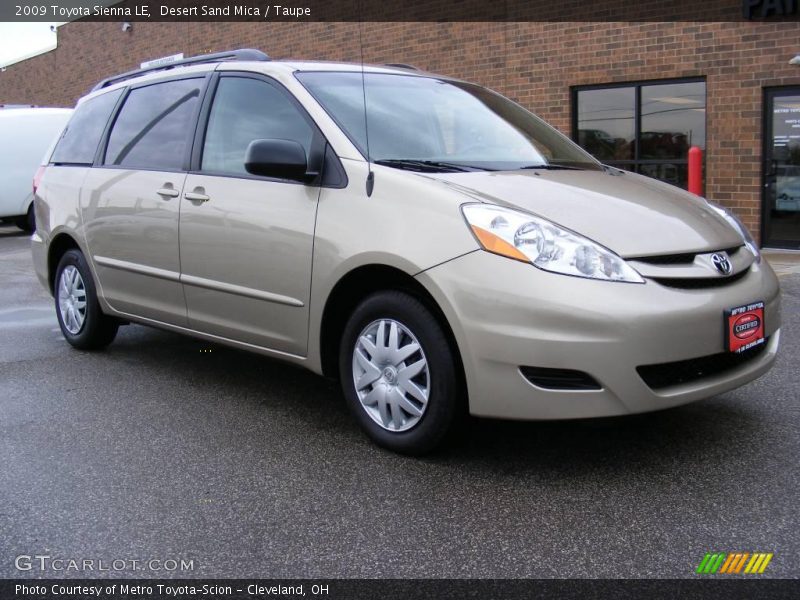 Desert Sand Mica / Taupe 2009 Toyota Sienna LE