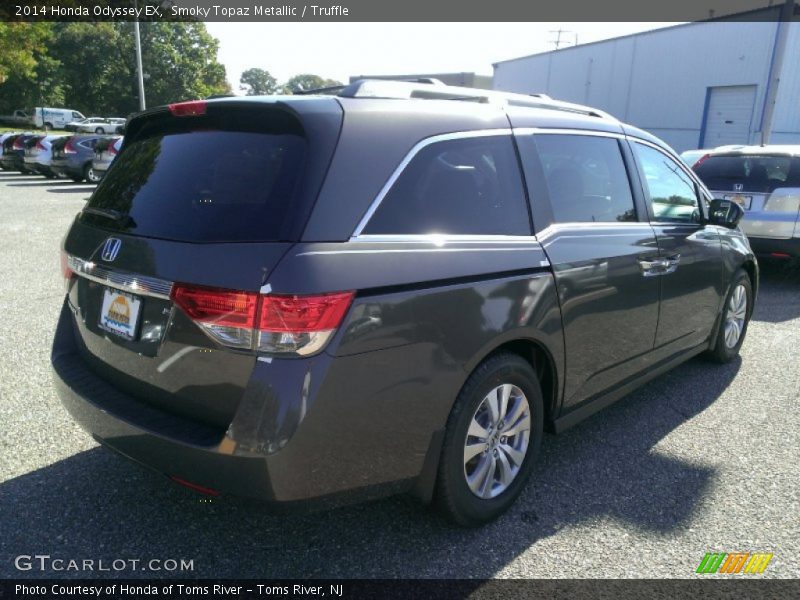 Smoky Topaz Metallic / Truffle 2014 Honda Odyssey EX