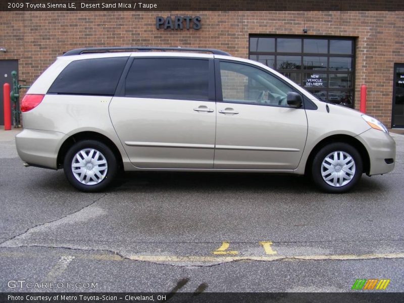 Desert Sand Mica / Taupe 2009 Toyota Sienna LE