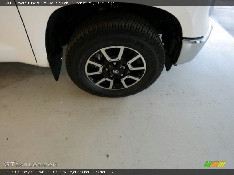 Super White / Sand Beige 2015 Toyota Tundra SR5 Double Cab