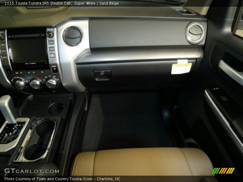 Super White / Sand Beige 2015 Toyota Tundra SR5 Double Cab