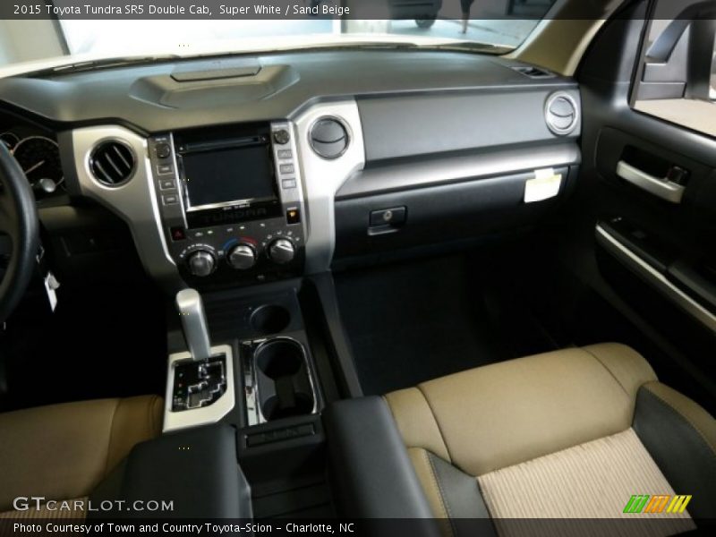 Super White / Sand Beige 2015 Toyota Tundra SR5 Double Cab