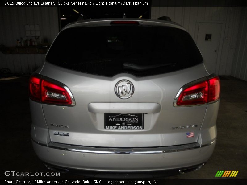 Quicksilver Metallic / Light Titanium/Dark Titanium 2015 Buick Enclave Leather