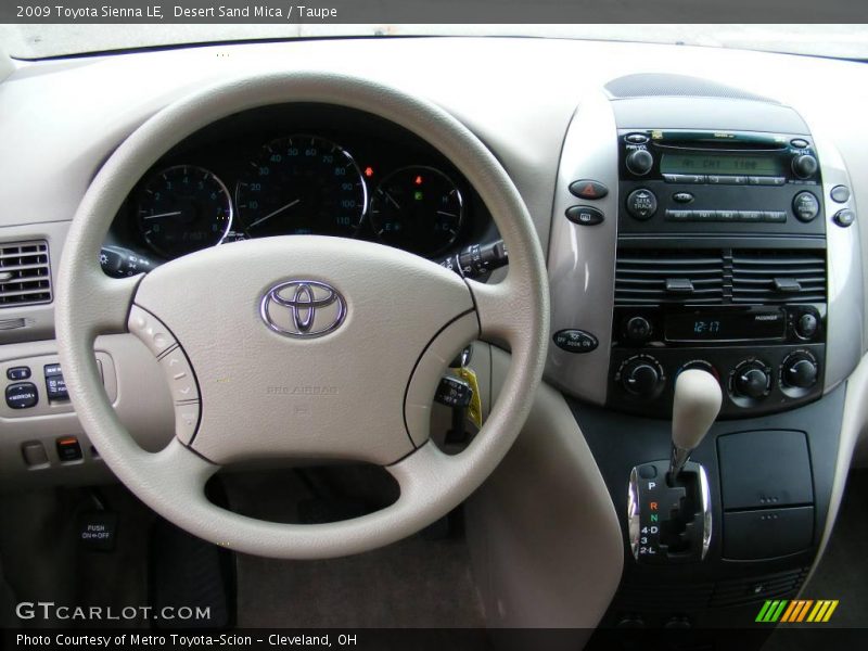 Desert Sand Mica / Taupe 2009 Toyota Sienna LE