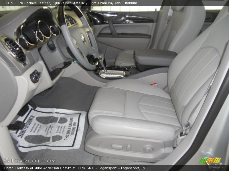  2015 Enclave Leather Light Titanium/Dark Titanium Interior