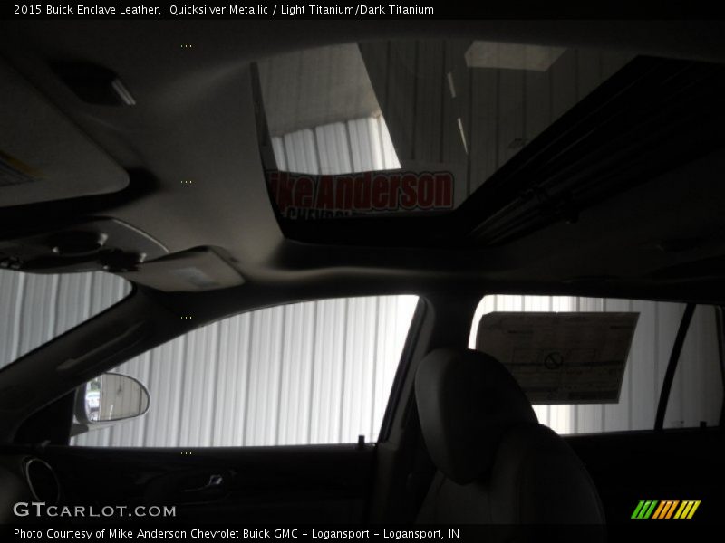 Quicksilver Metallic / Light Titanium/Dark Titanium 2015 Buick Enclave Leather