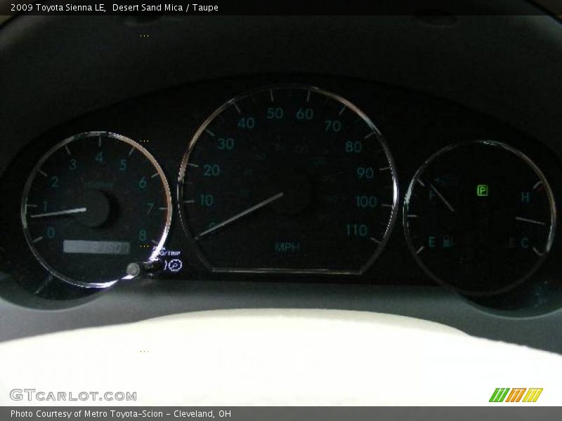 Desert Sand Mica / Taupe 2009 Toyota Sienna LE