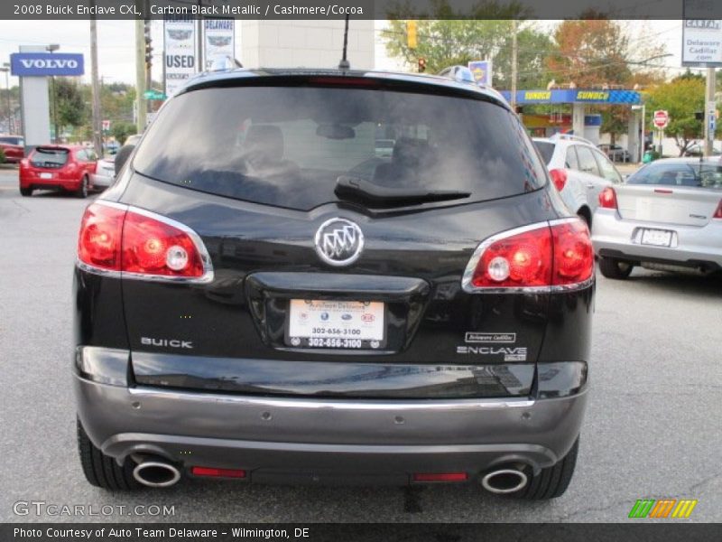 Carbon Black Metallic / Cashmere/Cocoa 2008 Buick Enclave CXL