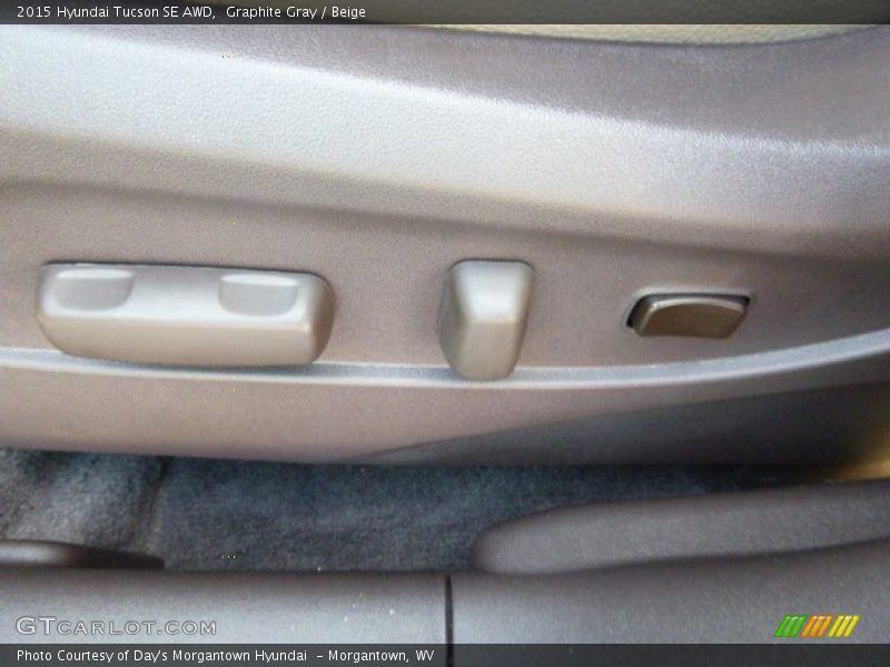 Graphite Gray / Beige 2015 Hyundai Tucson SE AWD