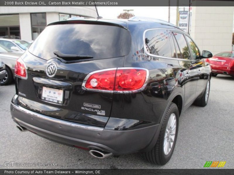 Carbon Black Metallic / Cashmere/Cocoa 2008 Buick Enclave CXL