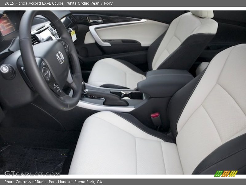 Front Seat of 2015 Accord EX-L Coupe