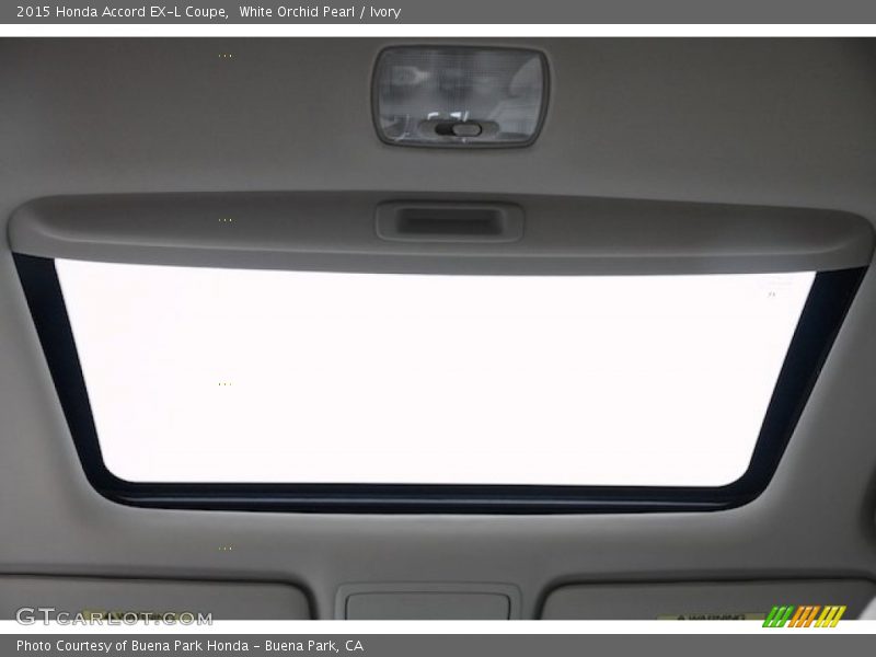 White Orchid Pearl / Ivory 2015 Honda Accord EX-L Coupe