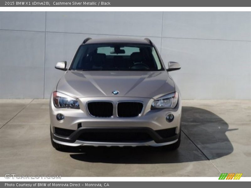 Cashmere Silver Metallic / Black 2015 BMW X1 sDrive28i