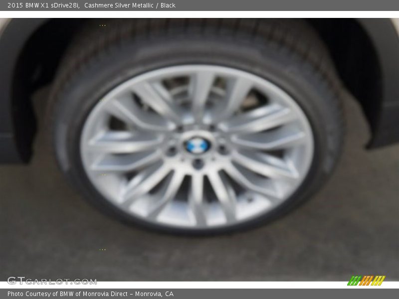 Cashmere Silver Metallic / Black 2015 BMW X1 sDrive28i