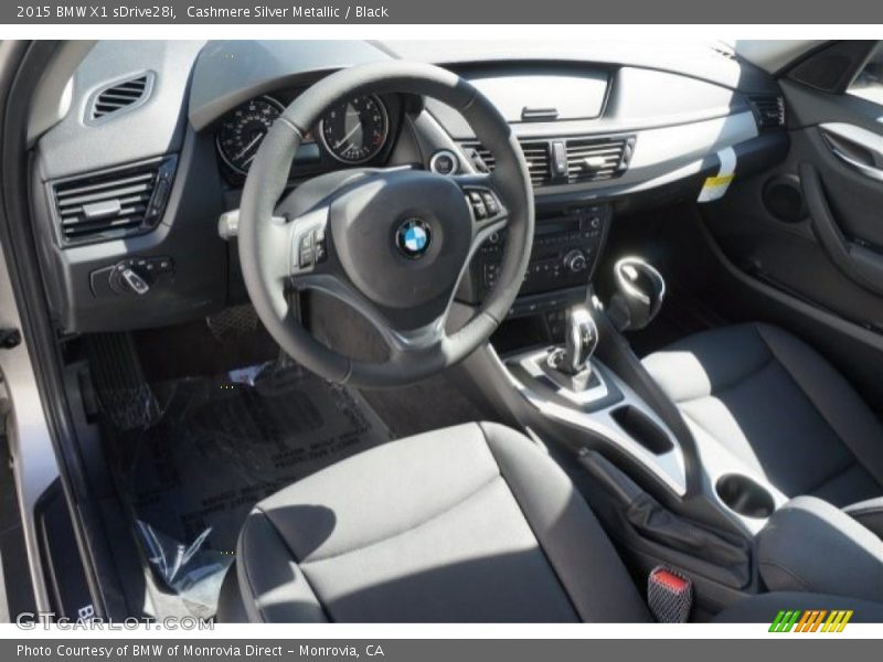 Cashmere Silver Metallic / Black 2015 BMW X1 sDrive28i