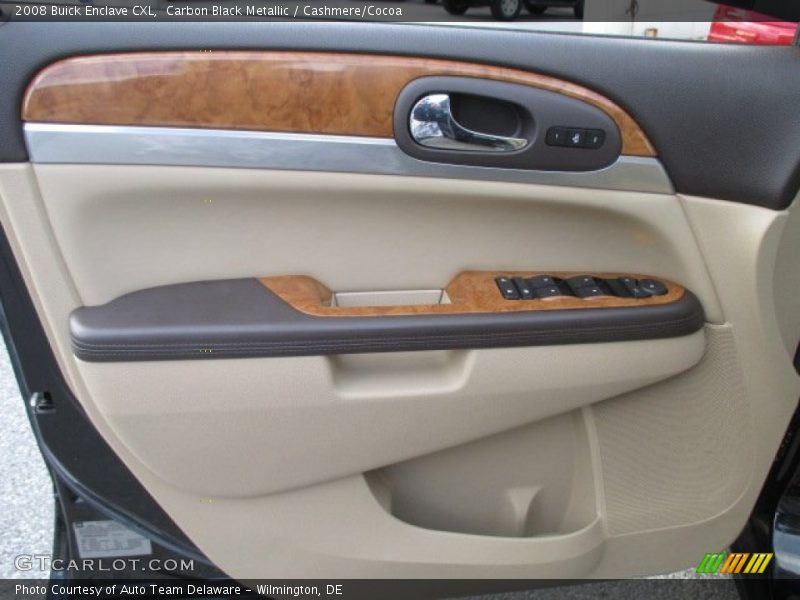 Carbon Black Metallic / Cashmere/Cocoa 2008 Buick Enclave CXL