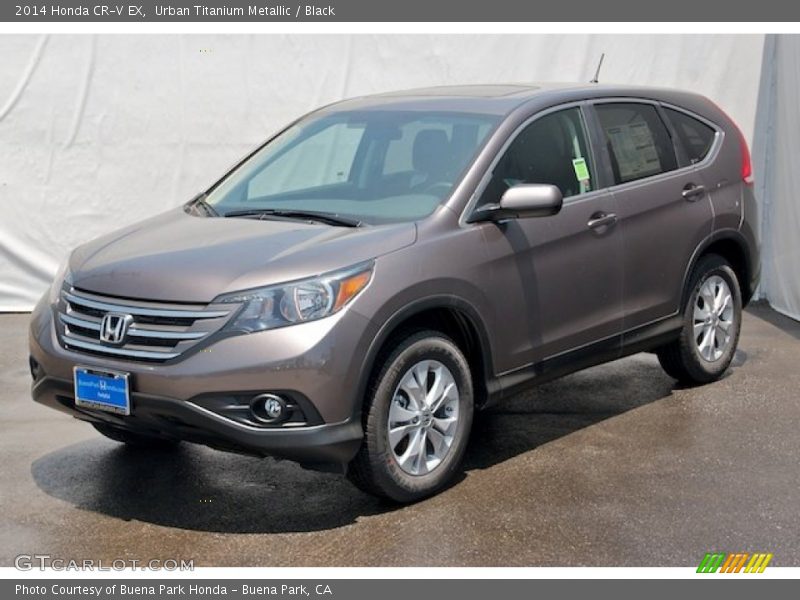 Urban Titanium Metallic / Black 2014 Honda CR-V EX