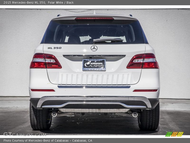 Polar White / Black 2015 Mercedes-Benz ML 350