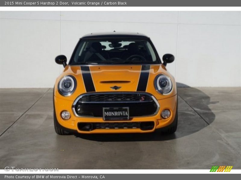 Volcanic Orange / Carbon Black 2015 Mini Cooper S Hardtop 2 Door
