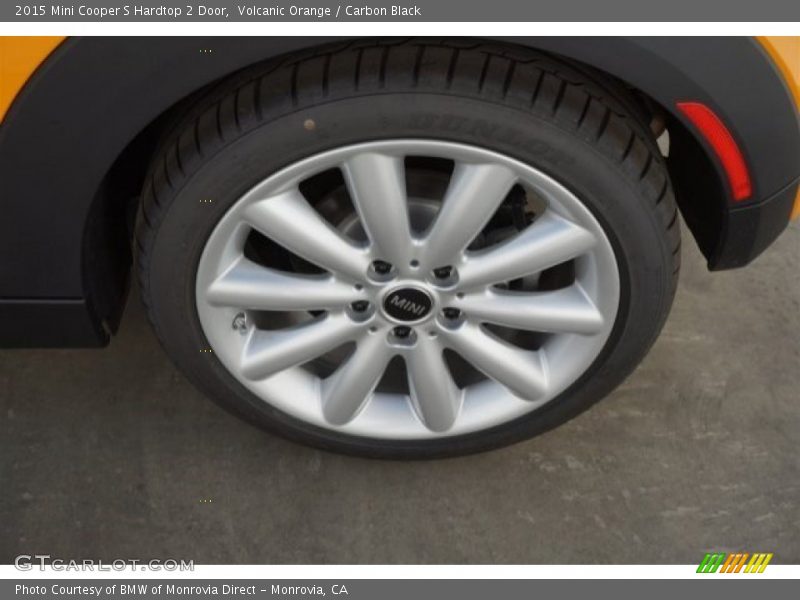 Volcanic Orange / Carbon Black 2015 Mini Cooper S Hardtop 2 Door