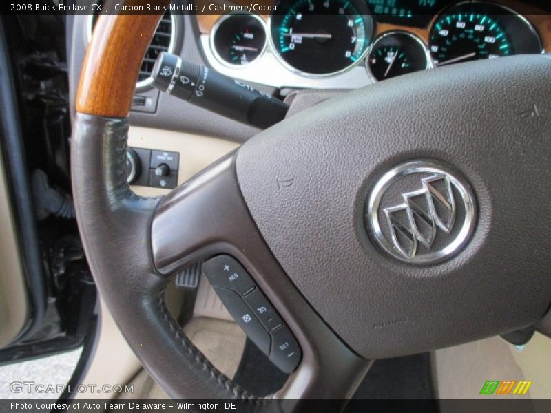 Carbon Black Metallic / Cashmere/Cocoa 2008 Buick Enclave CXL