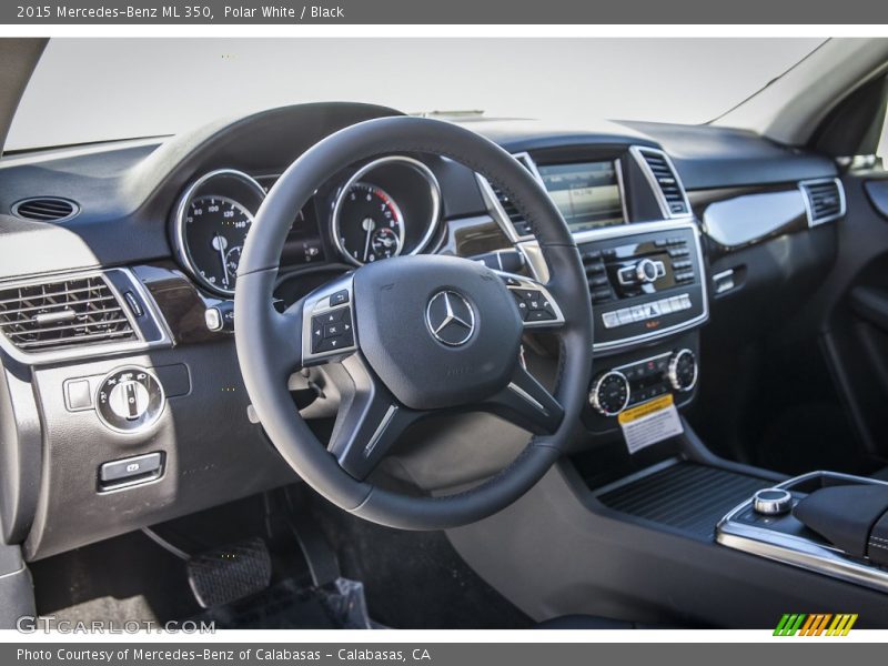 Polar White / Black 2015 Mercedes-Benz ML 350