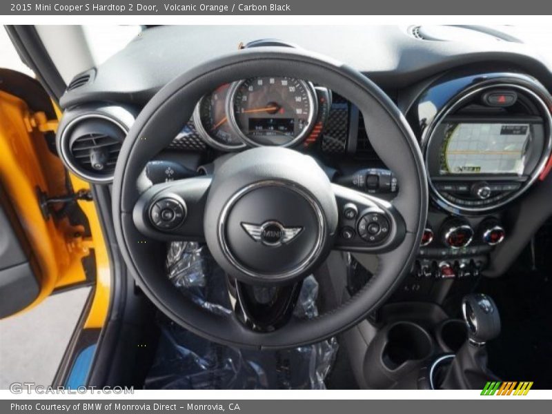 Volcanic Orange / Carbon Black 2015 Mini Cooper S Hardtop 2 Door