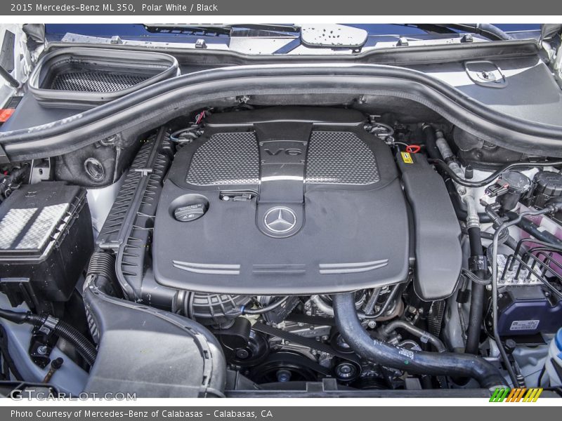 Polar White / Black 2015 Mercedes-Benz ML 350