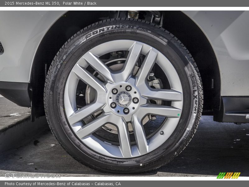 Polar White / Black 2015 Mercedes-Benz ML 350