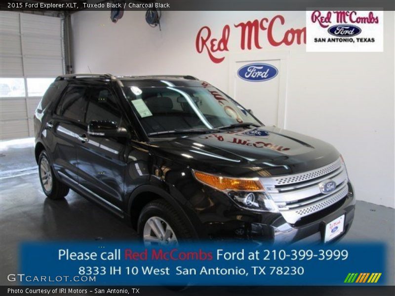 Tuxedo Black / Charcoal Black 2015 Ford Explorer XLT