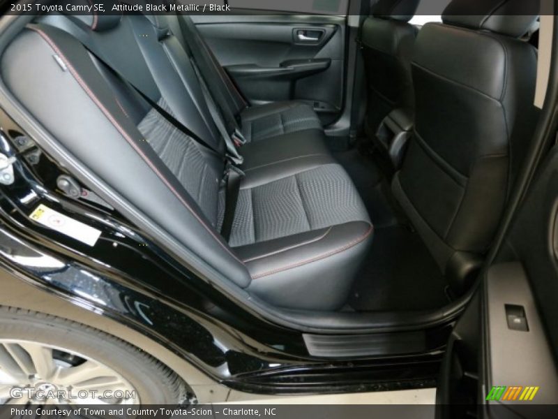 Rear Seat of 2015 Camry SE