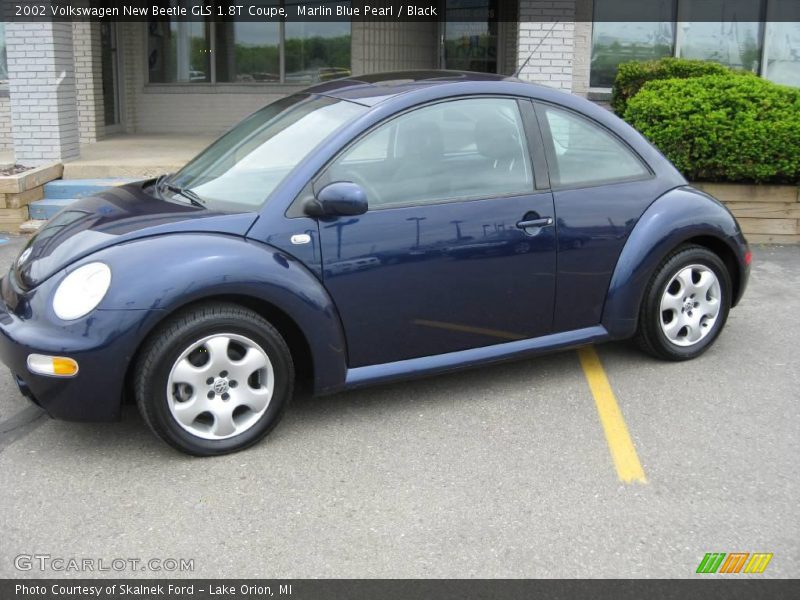 Marlin Blue Pearl / Black 2002 Volkswagen New Beetle GLS 1.8T Coupe