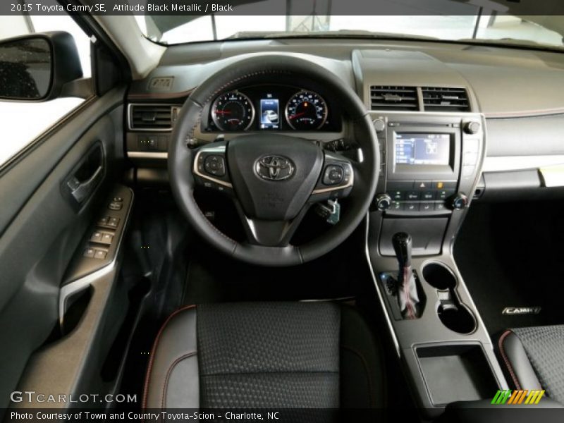 Attitude Black Metallic / Black 2015 Toyota Camry SE