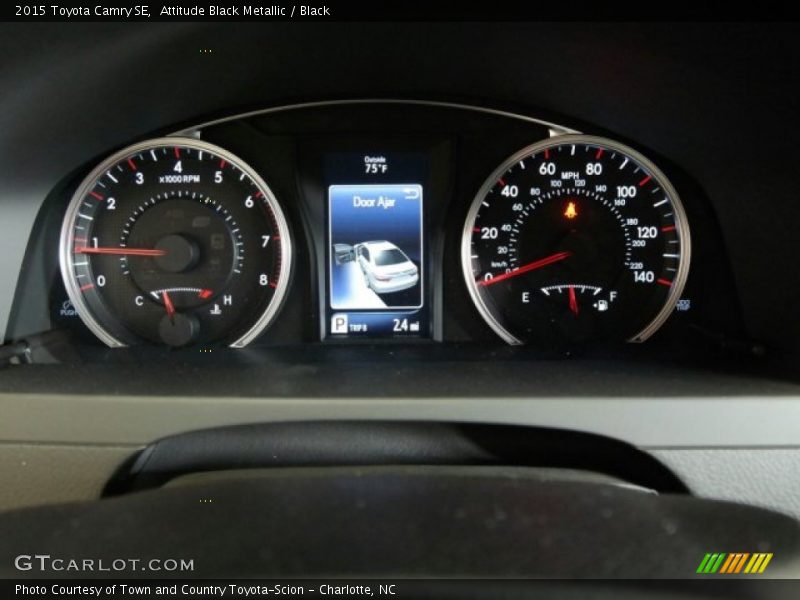 Attitude Black Metallic / Black 2015 Toyota Camry SE