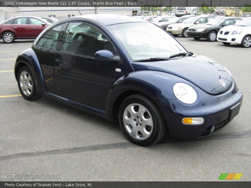 Marlin Blue Pearl / Black 2002 Volkswagen New Beetle GLS 1.8T Coupe