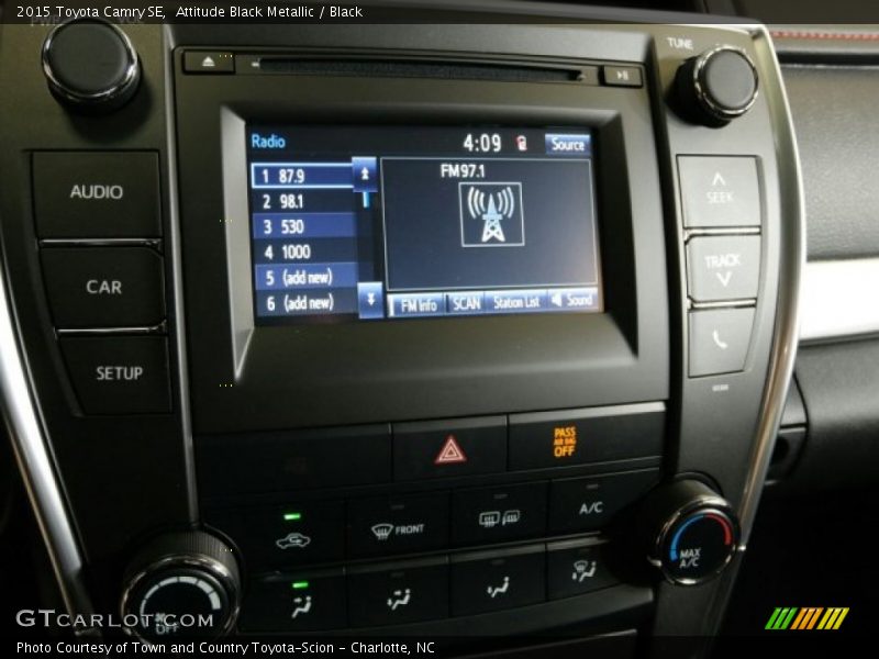 Attitude Black Metallic / Black 2015 Toyota Camry SE