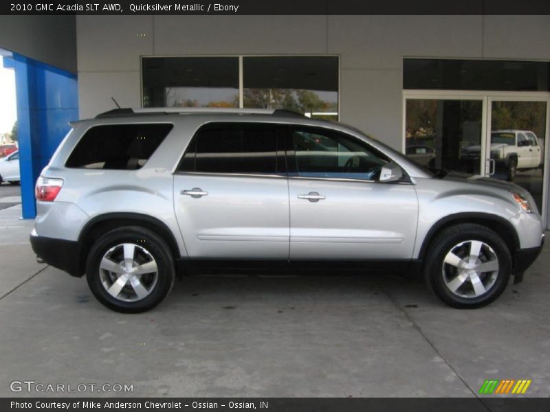 Quicksilver Metallic / Ebony 2010 GMC Acadia SLT AWD