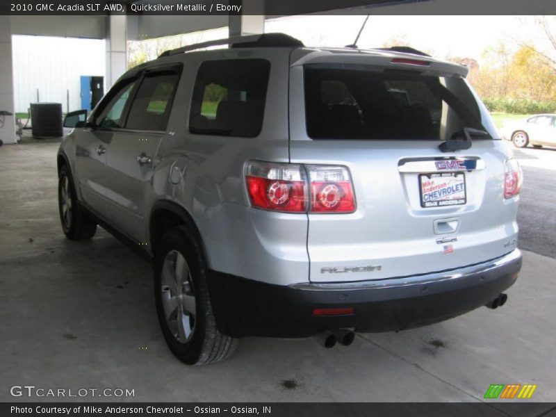 Quicksilver Metallic / Ebony 2010 GMC Acadia SLT AWD
