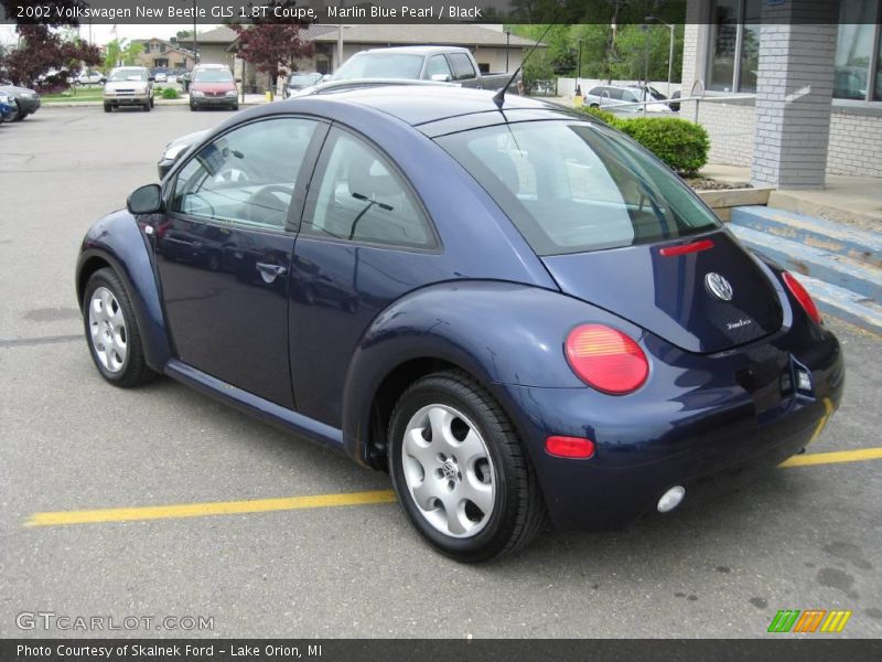 Marlin Blue Pearl / Black 2002 Volkswagen New Beetle GLS 1.8T Coupe