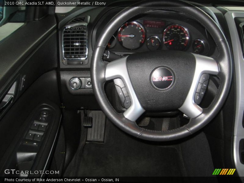 Quicksilver Metallic / Ebony 2010 GMC Acadia SLT AWD