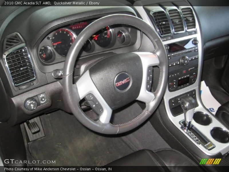 Quicksilver Metallic / Ebony 2010 GMC Acadia SLT AWD