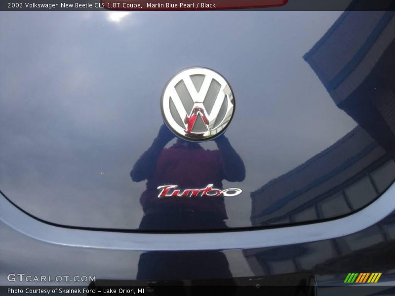 Marlin Blue Pearl / Black 2002 Volkswagen New Beetle GLS 1.8T Coupe