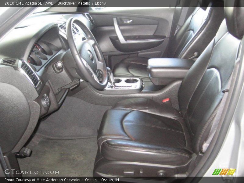 Quicksilver Metallic / Ebony 2010 GMC Acadia SLT AWD