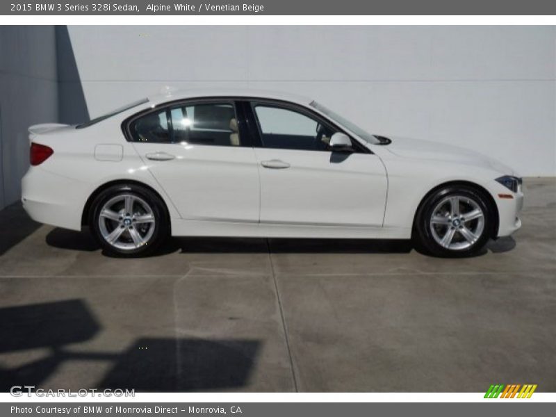 Alpine White / Venetian Beige 2015 BMW 3 Series 328i Sedan