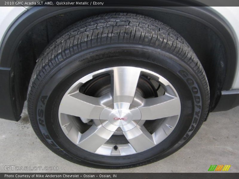 Quicksilver Metallic / Ebony 2010 GMC Acadia SLT AWD