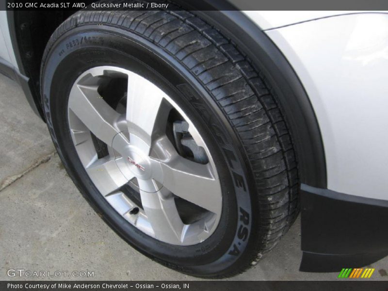 Quicksilver Metallic / Ebony 2010 GMC Acadia SLT AWD