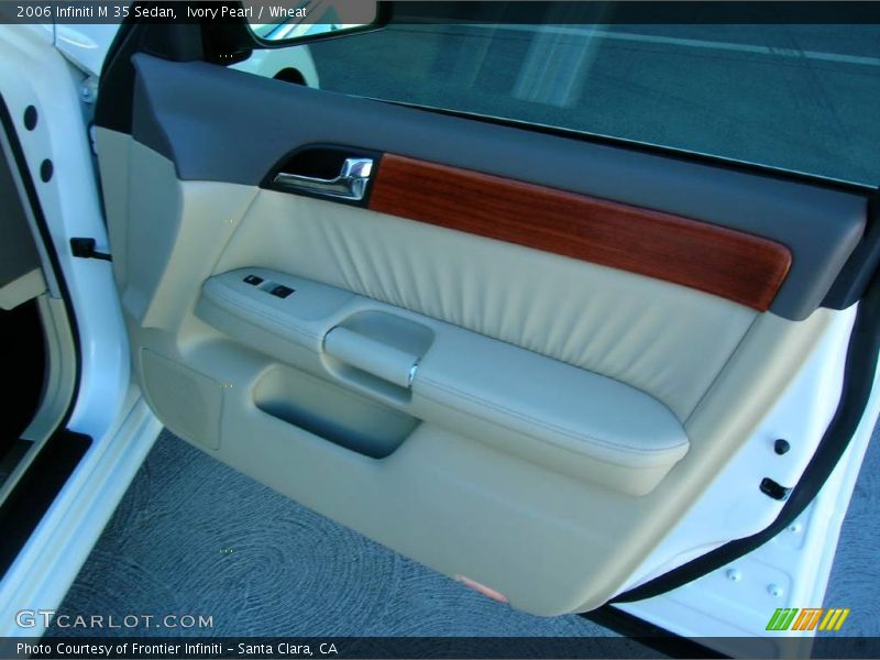 Ivory Pearl / Wheat 2006 Infiniti M 35 Sedan